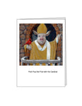 Notecard: Pork Pius the First with His Cardinal