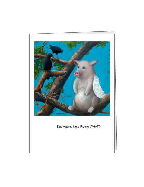 Notecard: Say Again, It's a Flying WHAT???