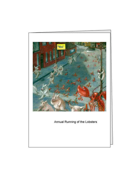 Notecard: Annual Running of the Lobsters