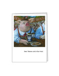 Greeting card: Beer, Wieners and a Sour Kraut
