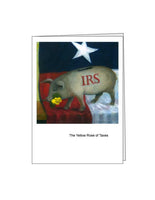 Notecard: The Yellow Rose of Taxes