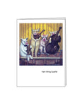 Greeting card: Ham-String Quartet