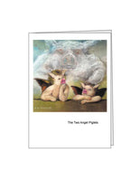 Notecard: The Two Angel Piglets