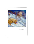 Greeting card: Powder Pigs