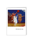 Notecard: White Pigs Can't Jump