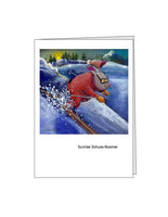 Notecard: Sunrise Schuss-Boomer