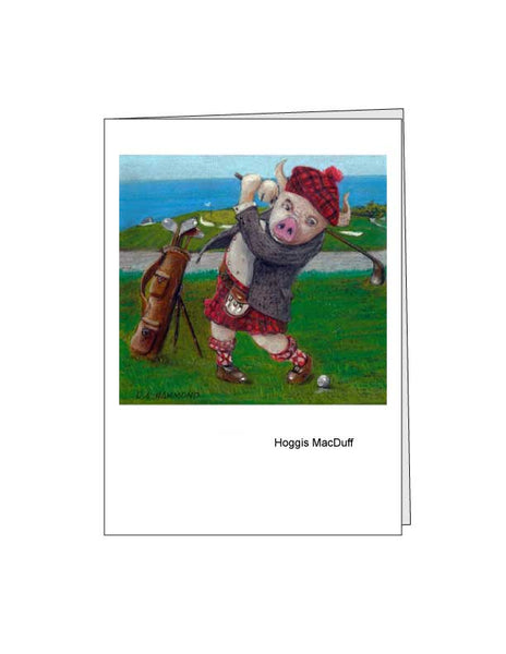 Greeting card: Hoggis McDuff