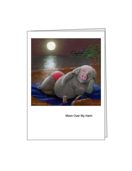 Notecard: Moon Over My Hami