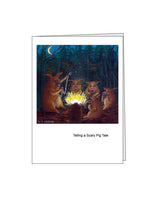 Notecard: Telling a Scary Pig Tale