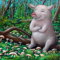 Mug: Happy as a Pig in Shitakes