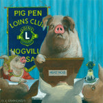 Matted Large Print: Loins Club Meeting