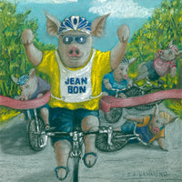 Matted Large Print: La Tour des Cochons
