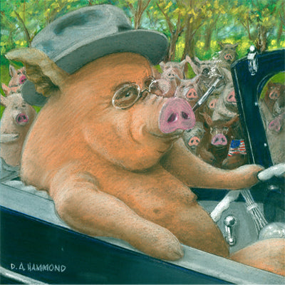Matted Mini Print: President Ohama