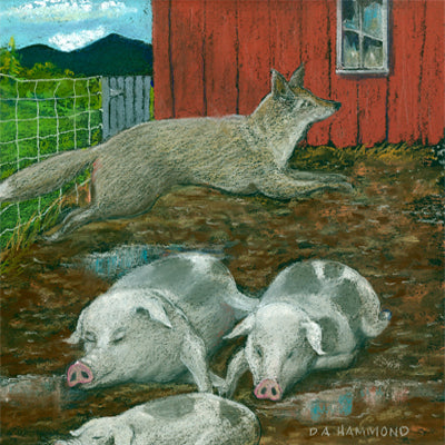 Matted Large Print: The quick brown fox jumped over the lazy hogs
