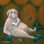 Matted Large Print: Swine Cellar Pickled Pig