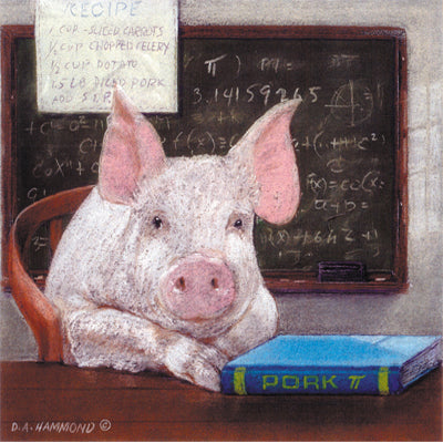 Framed print: Pork Pi