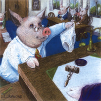 Matted Large Print: Attorney Ham Hocks Submits His Briefs