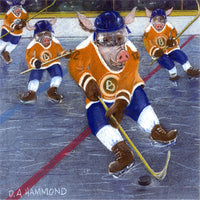 Matted Large Print: Puck Hog