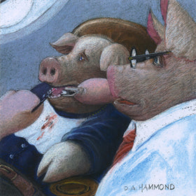 Matted Mini Print: Pulled Pork
