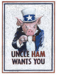 Matted Large Print: Uncle Ham Wants You