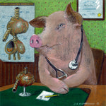 Matted Mini Print: Porktologist