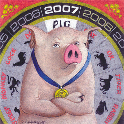 Framed print: 2007, The Year of the Pig