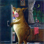 Matted Large Print: Nocturnal Food Hog