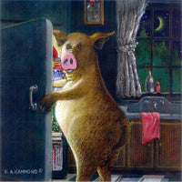 Matted Large Print: Nocturnal Food Hog