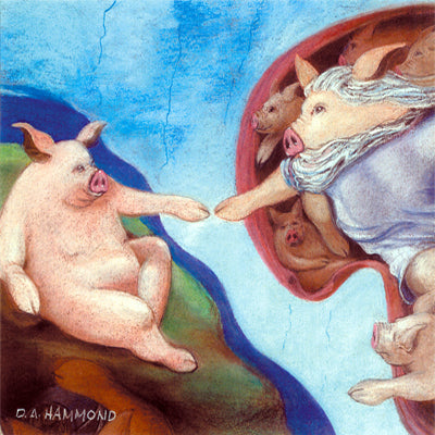 Matted Large Print: The Creation of Ham