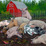 Matted Large Print: OK, Who Farted?