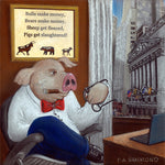 Framed print: Capitalist Pig