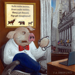 Matted Large Print: Capitalist Pig