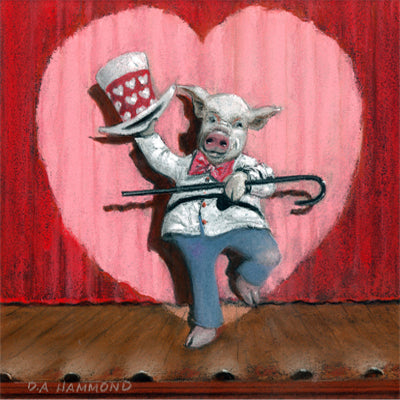 Framed print: Pig of My Heart