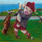 Matted Mini Print: Hoggis MacDuff