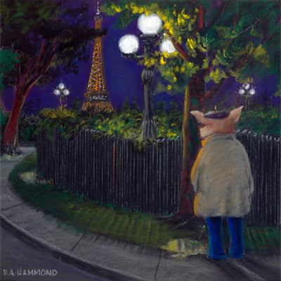 Matted Mini Print: Oui, Oui, Oui, All the Way Home