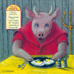 Matted Large Print: Deviled Ham and Eggs