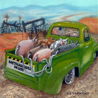 Framed print: Hog-Powered Hybrid